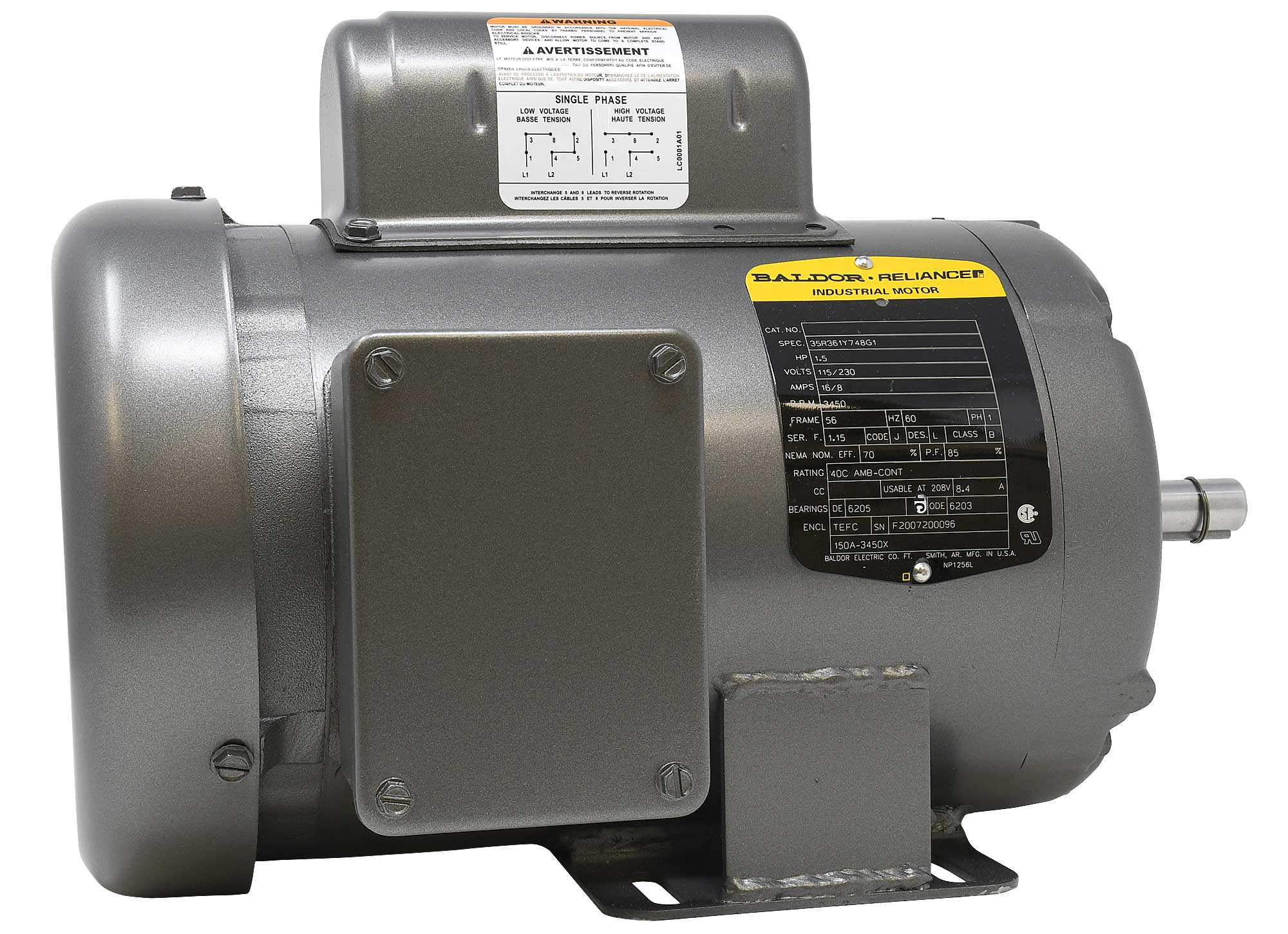 150A-3450X motor for the VibraKing 25 & 45